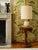Romy Side Table in Stained Rattan with Resin and Leather by Popus Editions For Sale - Image 4 of 5