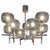 Antique Chandelier in Chrome and Glass by Holger Johansson, 1890s For Sale - Image 14 of 14