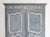 19th Century French Provincial Painted Pine Kitchen Cabinet For Sale - Image 9 of 18