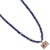 Love You Enamel Heart Pendant Blue Choker Necklace For Sale - Image 9 of 10