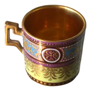 Antique Royal Vienna Miniature Tea Cup