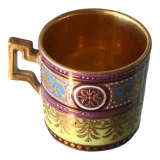 Antique Royal Vienna Miniature Tea Cup, Versace's Inspiration For Sale