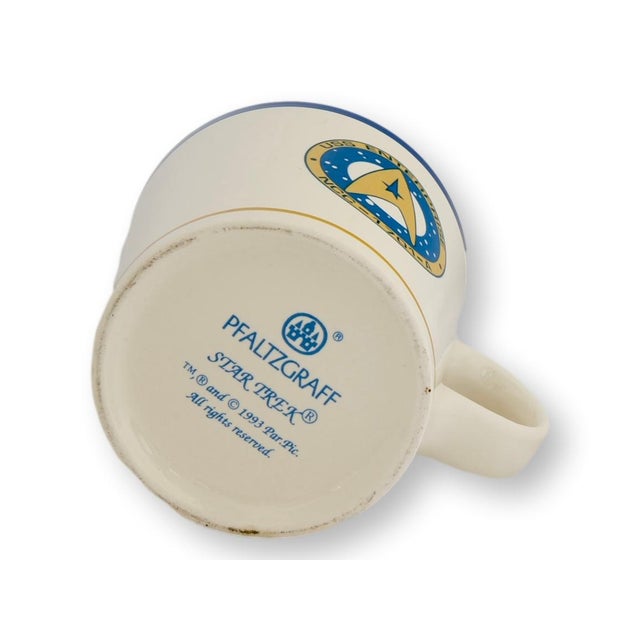 Late 20th Century Late 20th Century Pfaltzgraff Star Trek Enterprise Place Setting, 3 Pieces For Sale - Image 5 of 8