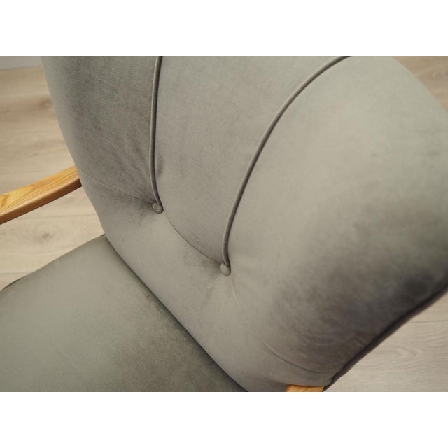 Vintage Danish Beech Armchair, 1960s For Sale - Image 13 of 18