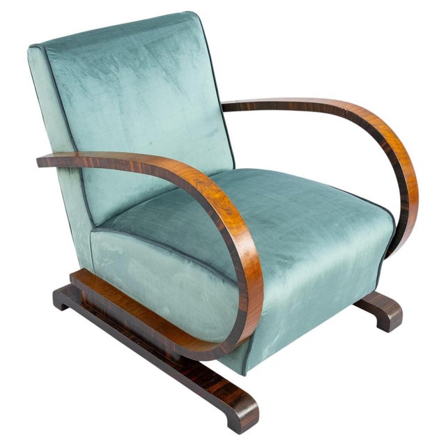 Vintage Art Deco Lounge Chair, 1930s For Sale - Image 13 of 13