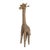 Ebanista Tall Woven Giraffe Sculpture. For Sale