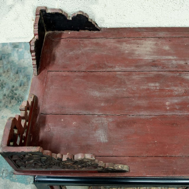Antique Parcel Gilt Altar Table For Sale - Image 13 of 15