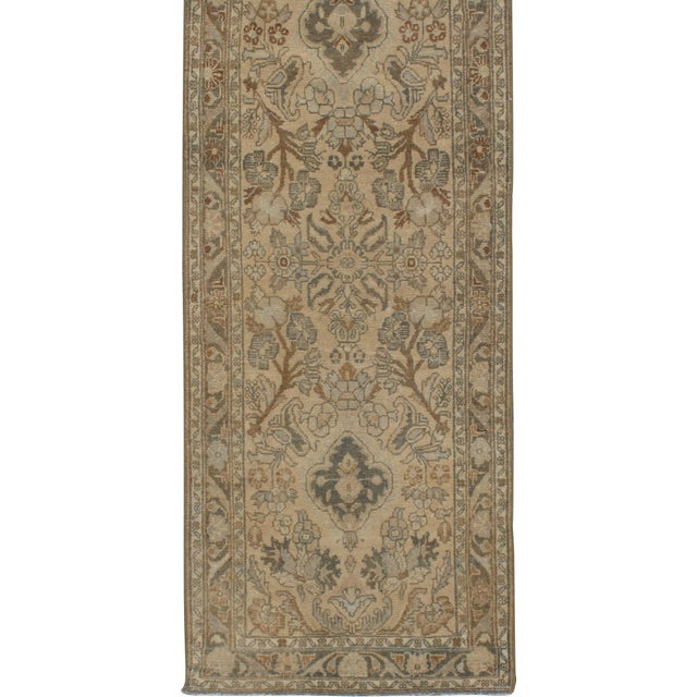 A lovely long and narrow Hamadan runner in light colors. Hamadan town in western Iran is the ancient Persian city of...