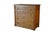 Victorian Antique Victorian Eastlake Oak & Ash Four Drawer Spoon Carved Dresser Chest 38" For Sale - Image 3 of 18