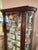 Victorian Antique Early 19th C Mahogany Lion Carved Bow Front China Cabinet, Paw Feet For Sale - Image 3 of 5