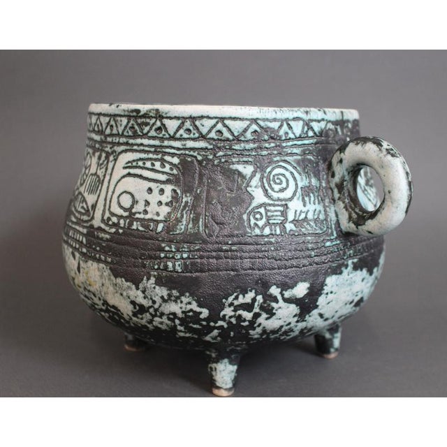 Ceramic Vintage French Ceramic Pot by Jacques Blin, 1960s For Sale - Image 7 of 17