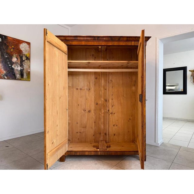 Antique Biedermeier Hallway Wardrobe For Sale - Image 5 of 14