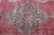 Vintage Handmade Turkish Rug – Red Medallion With Cream Corners & Floral Scrollwork -6' 9'' X 10' 6'' For Sale In Tampa - Image 6 of 11