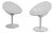 Ero/S Swivel Armchairs by Philippe Starck for Kartell, 2000s, Set of 2 For Sale