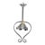 Charming Art Decò Barovier & Toso Pendant Light Chandelier Murano Glass, 1970s For Sale