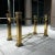 Mastercraft Italian Brass Console Table Base After Mastercraft For Sale - Image 4 of 12