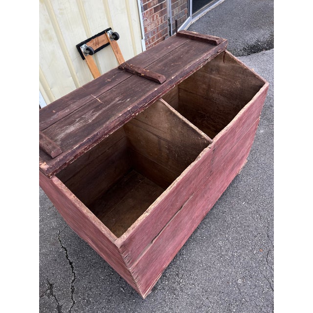 Primitive Antique Meal Bin For Sale - Image 11 of 12
