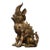 Late 19th Century Gilt Bronze Mythical Unicorn Beast Statue, 2.2kg For Sale
