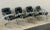 Chrome and black cantilever dining chairs with arm rests in the manner of Milo Baughman. These chairs have a great modern...