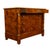 Antique 19th Century French Empire Burl Walnut Marble Ormolu Chest Drawers Commode 1810 For Sale - Image 9 of 14