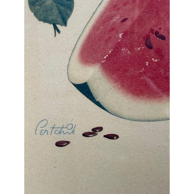 1950s Rare 1954 Harriet Pertchik for Morton Salt Botanical Still-Life Framed Prints With Provenance — Pair For Sale - Image 5 of 11