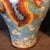 Sky Blue Pair of Monumental Chinese Cloisonné "Dragon & Phoenix" Covered Ginger Jars - 14.3 LBS For Sale - Image 8 of 9