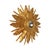 Vintage Convex Sunburst Mirror in Gilt Wood, 1950s For Sale - Image 9 of 17