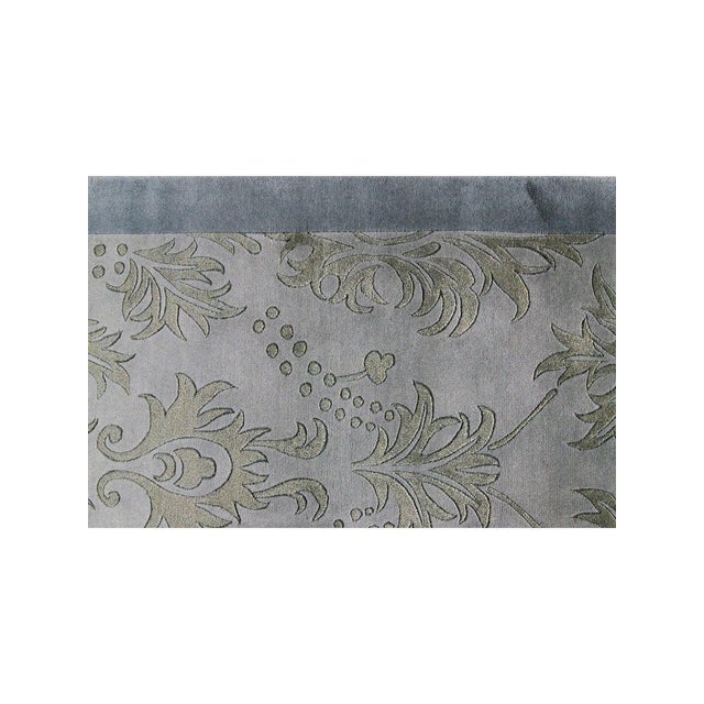 Handwoven Transitional Tibetan Area Rug 6x9 For Sale - Image 4 of 12