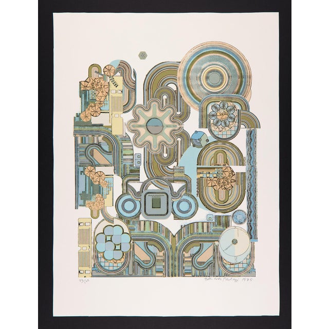 Modern Eduardo Paolozzi, Perpetuum Mobile, 1975, Screen Print For Sale - Image 3 of 6