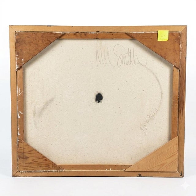 Large Mid Century Abstract Painting C. 1967 For Sale - Image 4 of 5