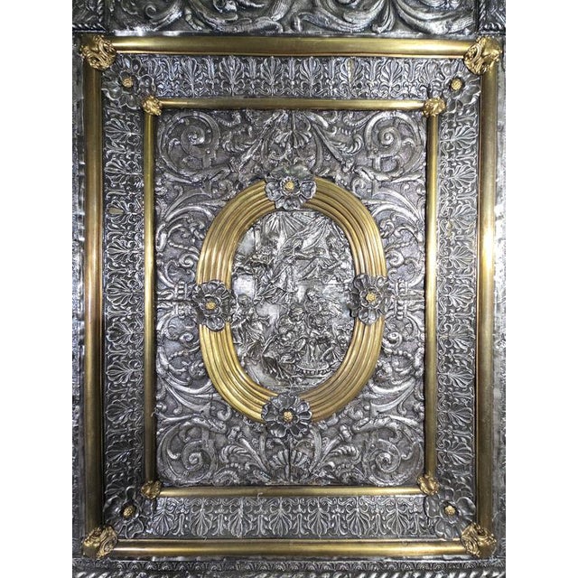 17th-Century Italian Silver and Gilt Silver Altar Panel For Sale - Image 3 of 18