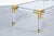1970s Italian Modernist Brass and Lucite Coffee Table For Sale In Los Angeles - Image 6 of 13