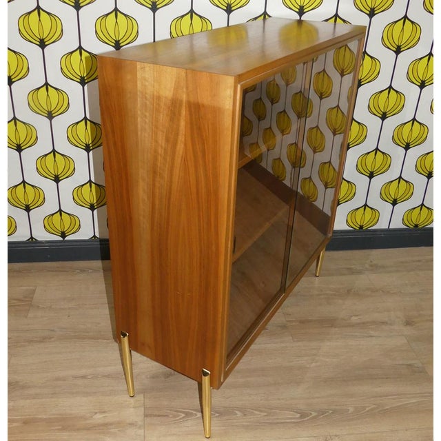 Elegant mid century furniture beautiful, quite large chest of drawers with glass doors, Great showcase, bar cabinet, small...