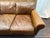Brown Rh Original Lancaster Leather 3-Cushion Sofa – 7' Petite 38"d | Italian Brompton Cocoa | Down-Feather | Pre-Owned For Sale - Image 8 of 18