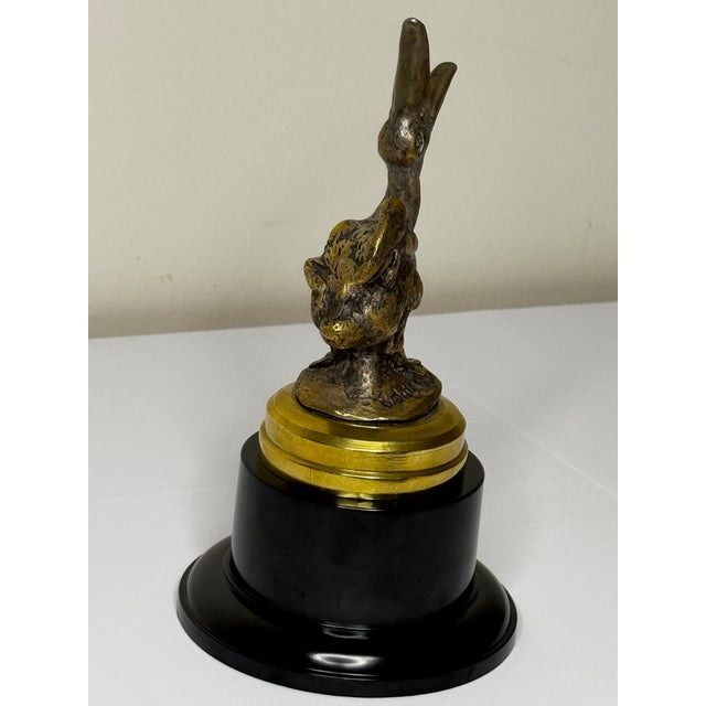 1920s Majestic Spanish Art Deco Pelican Bird Mascot Sculpture For Sale - Image 4 of 12