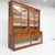 Old beech bookcase with sliding doors, 1940 Furniture in two parts. Original patina. 6 drawers + 4 sliding doors. Modular...