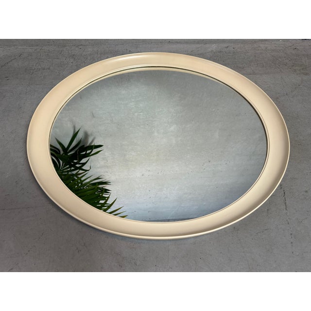Vintage Round Mirror in Glass, 1970s For Sale - Image 3 of 7