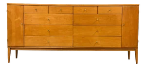 1950s Paul McCobb Planner Group 72” Mr. And Mrs. Long Dresser