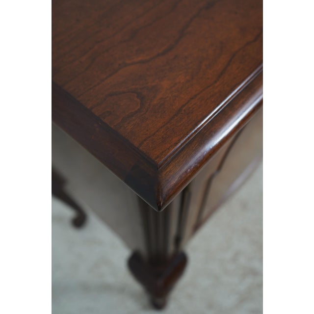 Henredon Cherry Queen Anne Style Sideboard Credenza For Sale - Image 12 of 18
