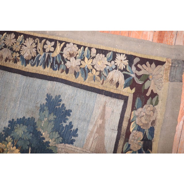 Early 21st Century Zabihi Collection Mid 18th Century French Tapestry of Charlemagne - 8'7" x 10'1" For Sale - Image 4 of 18