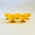 A set of 5 yellow milk glass coupes by Federal Glass. Vibrant yellow exteriors with white interiors. Perfect for...