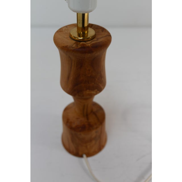 Danish Wooden Table Lamp, 1970s For Sale - Image 12 of 18