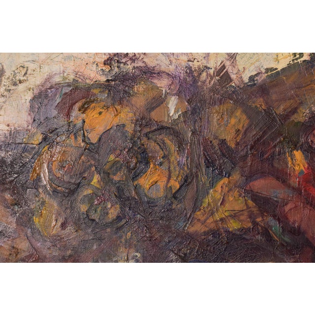 Alvaro, Battle Scene, 1960s, Oil on Canvas, Framed For Sale - Image 13 of 16