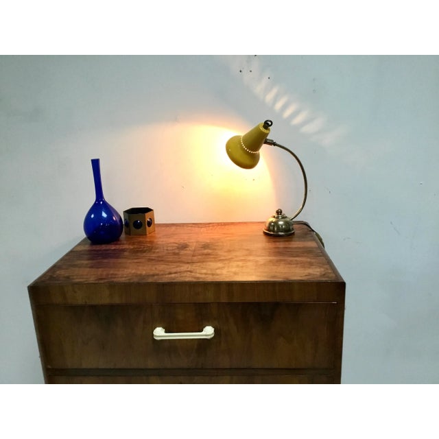 Italian Brass Table Lamp, 1950s, in Good conditions. Designed 1950 to 1959 European Plug (up to 250V).The wiring of this...