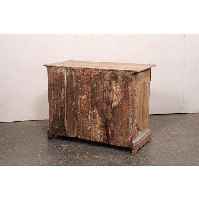 Tan 18th C. Italian Chest of Four Drawers For Sale - Image 8 of 12
