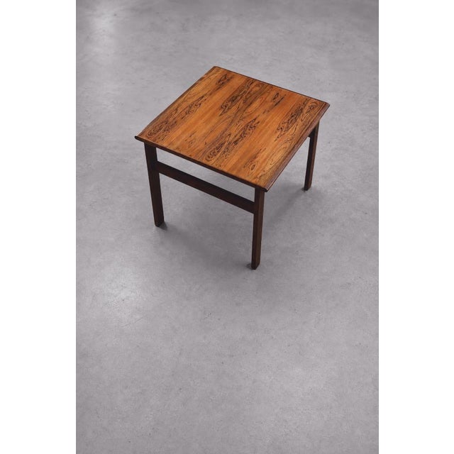 Mid-Century Danish Modern Capella Coffee Table in Santos Rosewood by Illum Wikkelø for Niels Eilersen, 1960s For Sale - Image 11 of 16