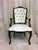 Modern Teal Feather Chair For Sale - Image 5 of 7