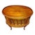 20th Century Georgian Style Mahogany Tea Chocolate Table Curio Vitrine Display Cabinet Tray For Sale