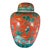 Antique Chinese Hand Painted Ceramic Ginger Jar For Sale