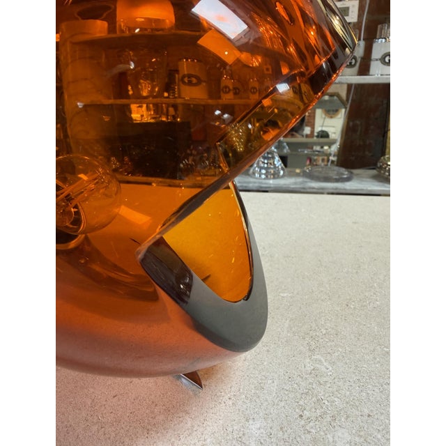 1970s Space Age Table Lamp by Flavio Poli , Murano Glass. Italy 1970s. For Sale - Image 5 of 12